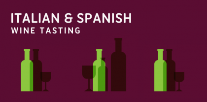 italian and spanish wine tasting