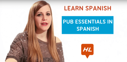Pub Essentials In Spanish