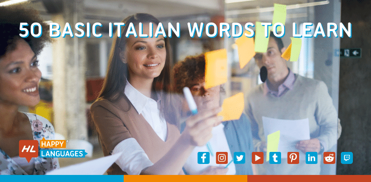 let's learn some basic Italian words